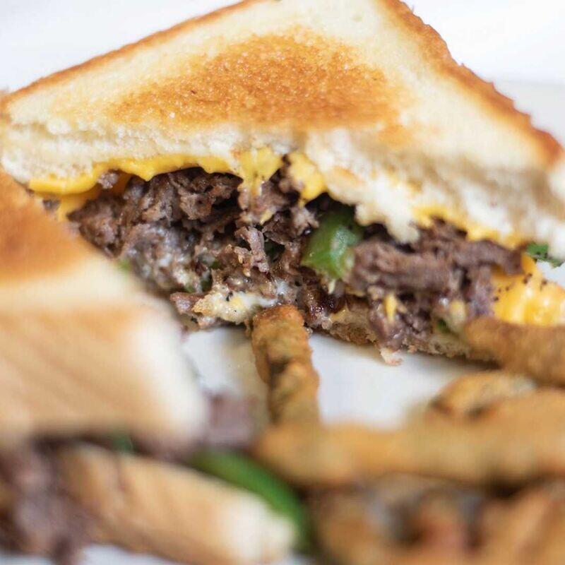 Shredded Steak Toaster Sandwich