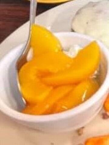 Cottage Cheese Peaches 