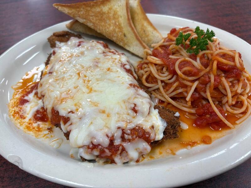 Chicken Parmesan w/ Salad