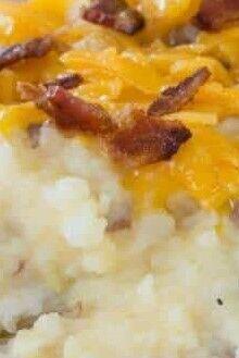 Loaded Mash Potatoes