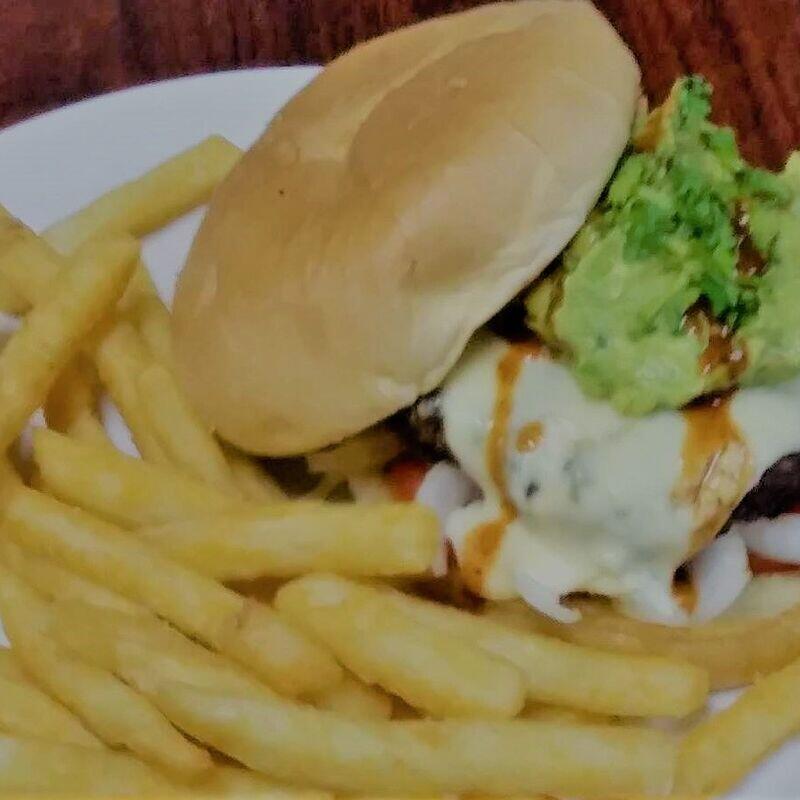 TX 3)Chipotle Guacamole Burger