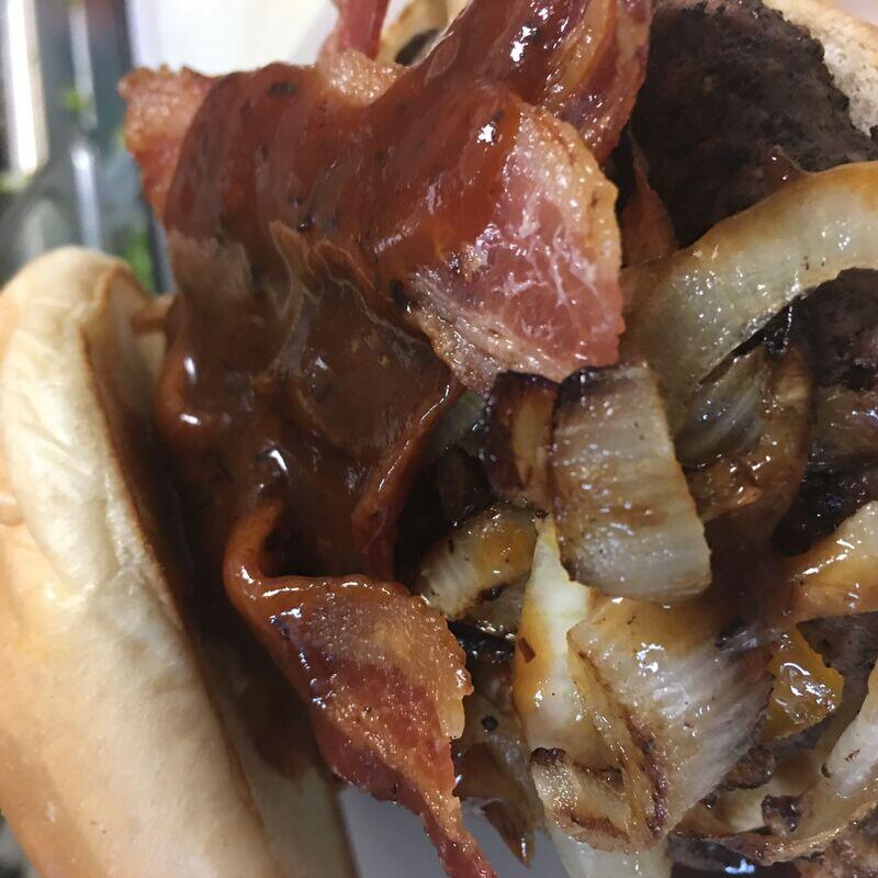 TX 7)Bacon Bourbon Burger
