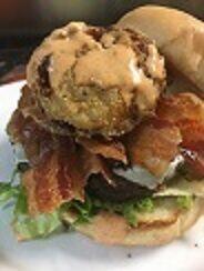 TX 8)Fried Green Tomato Burger